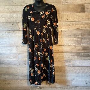 🛍️3/$30  Vintage Jolibel women's 90's floral button up dress in size 14
